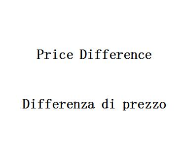 Price Difference/Differenza di prezzo - Click Image to Close